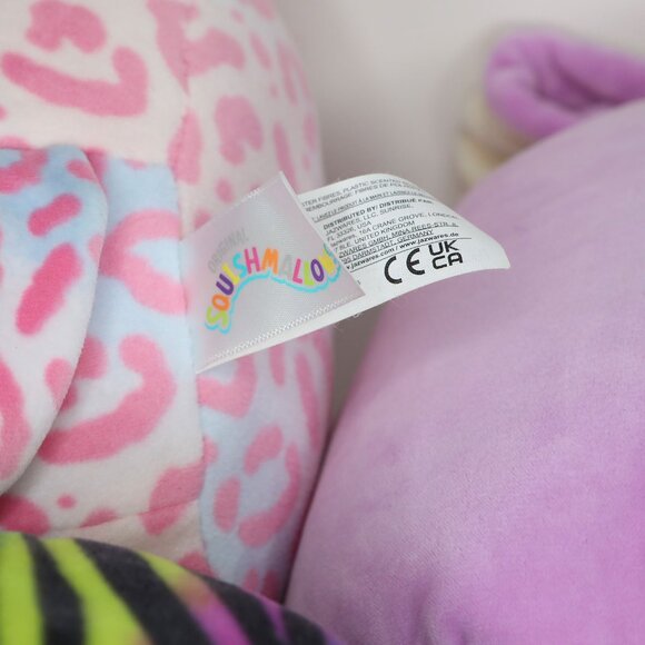 LOT of 4 Squishmallows Stuffed Toys Zebra Bunny Cheetah Penguin Set Stuffies - Picture 14 of 14